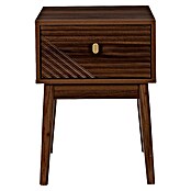 Home Deco Factory Tiffany Mesita de noche (L x An x Al: 40 x 40 x 55 cm, Marrón, Número de cajones: 1 ud.) | BAUHAUS