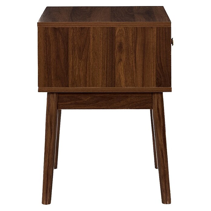 Home Deco Factory Tiffany Mesita de noche (L x An x Al: 40 x 40 x 55 cm, Marrón, Número de cajones: 1 ud.) | BAUHAUS