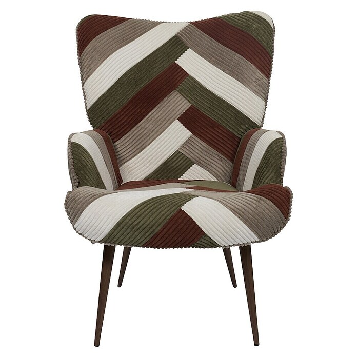 Home Deco Factory Sillón Scott (L x An x Al: 76 x 69 x 97 cm, Patchwork) | BAUHAUS
