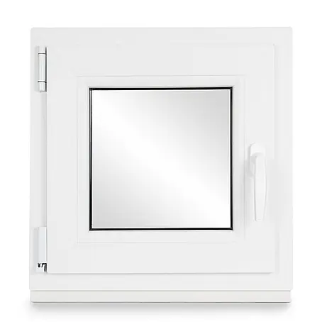 Neruli  Kellerfenster 60x60 cm(BxH) DIN Links 3 -fach Glas Dichtung Schwarz