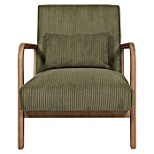 Home Deco Factory Sillón Scott (L x An x Al: 83,5 x 64,5 x 75 cm, Verde, Textil canalé) | BAUHAUS