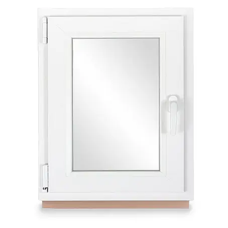 Neruli  Kellerfenster 70x90 cm(BxH) DIN Links 2 -fach Glas Dichtung Grau
