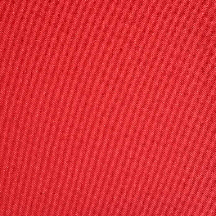 Furnicato Gartenliege - B x T: 55 x 187 cm, Rot, Polyester - Nahaufnahme eines leuchtend roten Stoffes mit feiner Webstruktur.
