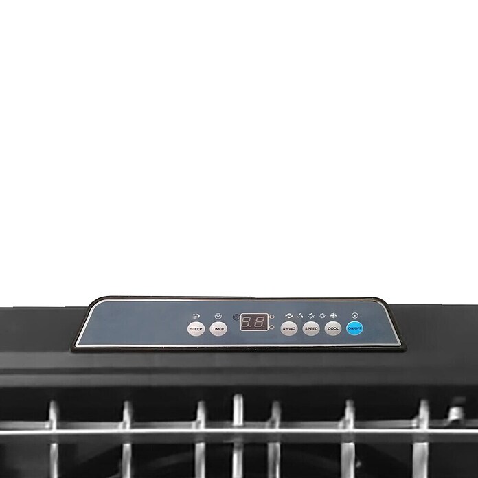 MConfort Climatizador evaporativo PRO Blackool 12 (Negro, Altura: 135 cm, 450 W, 100 litros) | BAUHAUS