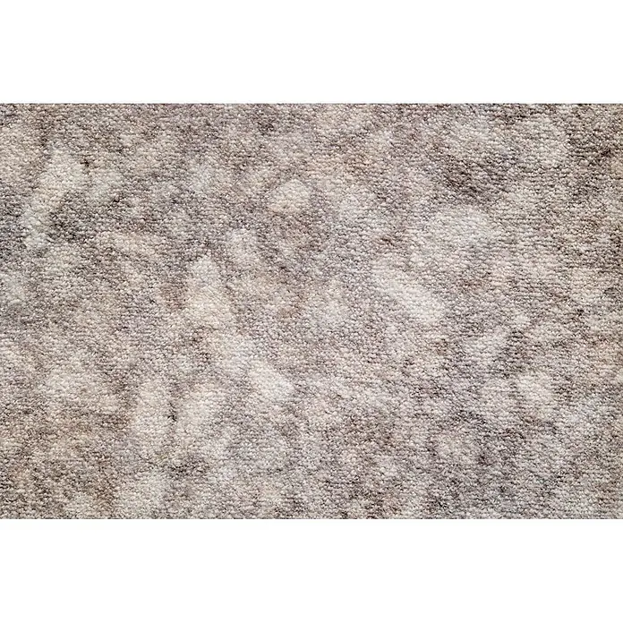 Fußmatte Malibu - 70 x 50 cm, Hellgrau, Material Nutzschicht: 100 % Polyamid, Terrazzo - Weicher, strukturierter Teppich mit gesprenkeltem Beige- und Graumuster.