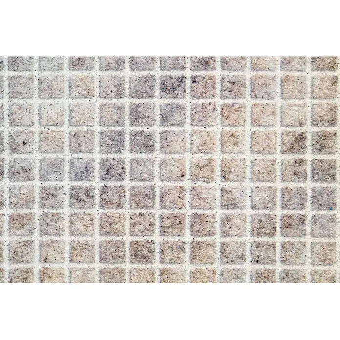 Fußmatte Orlando - 100 x 67 cm, Beige, Material Nutzschicht: 100 % Polyamid, Karo - Hellgraues Fasermaterial mit ausgeprägtem erhöhtem Gittermuster.