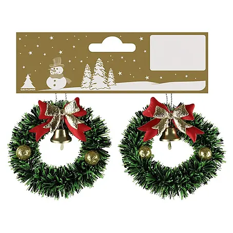 Deko-Anhänger Weihnachtskränze