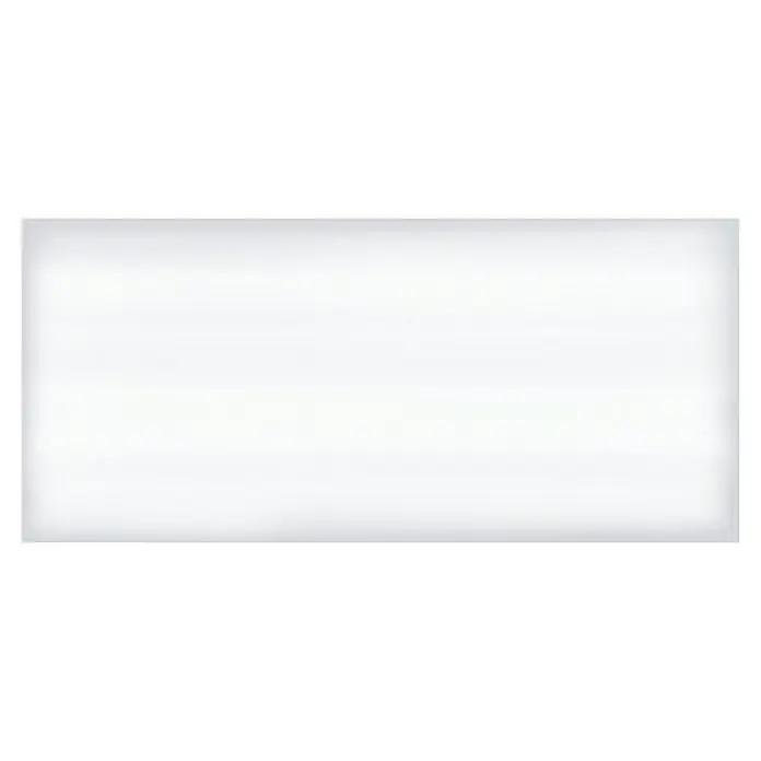 Decocer by Cinca Glow Wandfliese - 25 x 55 cm, Weiß, Glänzend - Ein strahlend weißes Blatt Papier im Hochformat, perfekt für Skizzen, Notizen oder Drucke. Ideal für Büro, Schule und kreative Projekte.