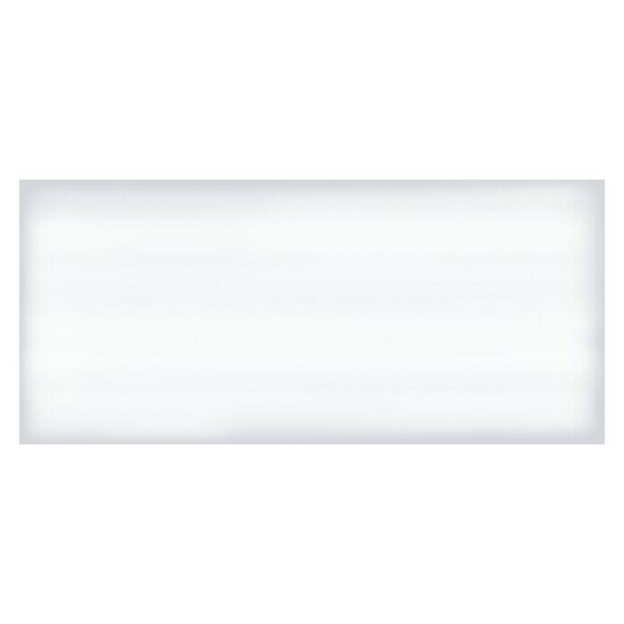 Wandfliese Glow (25 x 55 cm, Weiß, Glasiert)
