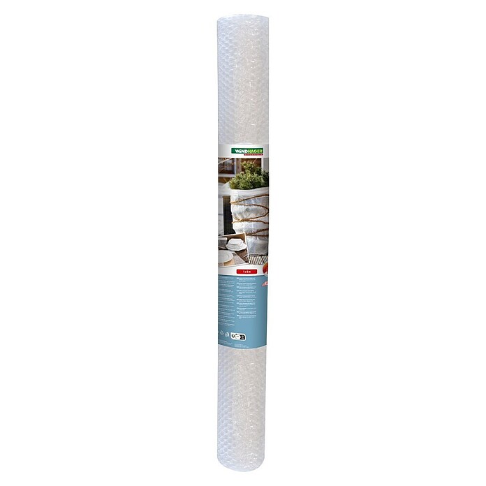 Windhager Luftpolsterfolie Winter-Kälteschutzfolie (5 x 1 m, Folienstärke: 60 µm)