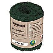 Windhager Jutegewebeband (Grün, L x B: 3 m x 6 cm)
