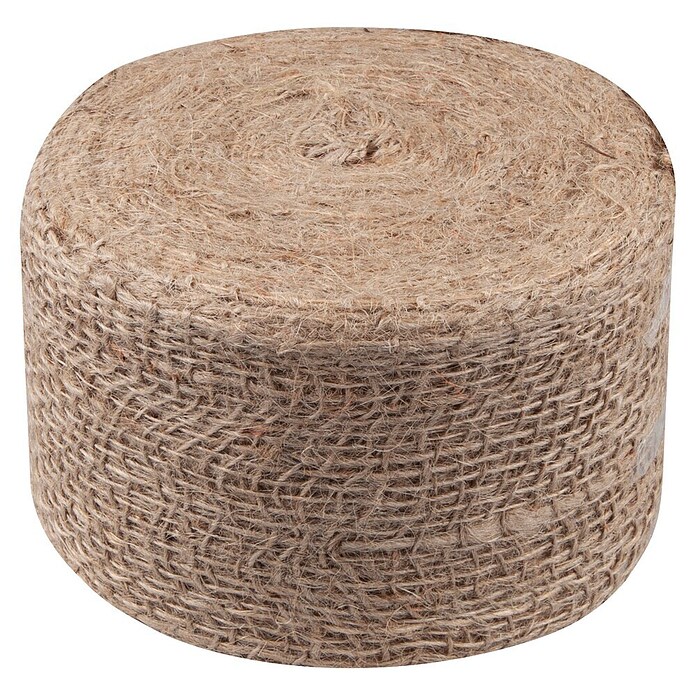 Windhager Jute-Gewebematte Wickelstreifen (L x B: 25 m x 10 cm, Natur)