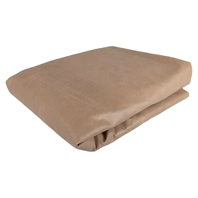 Winterschutzhaube Superprotect - L x H: 180 x 240 cm - Eine beige gefaltete Schutzhülle mit Webstruktur.