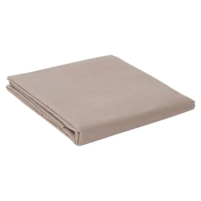 Windhager Winterschutzvlies - L x B: 3 x 1,5 m, Beige, Grammatur: 70 g/m² - Hellbeiger, gefalteter Stoff mit ausgeprägter Webstruktur.