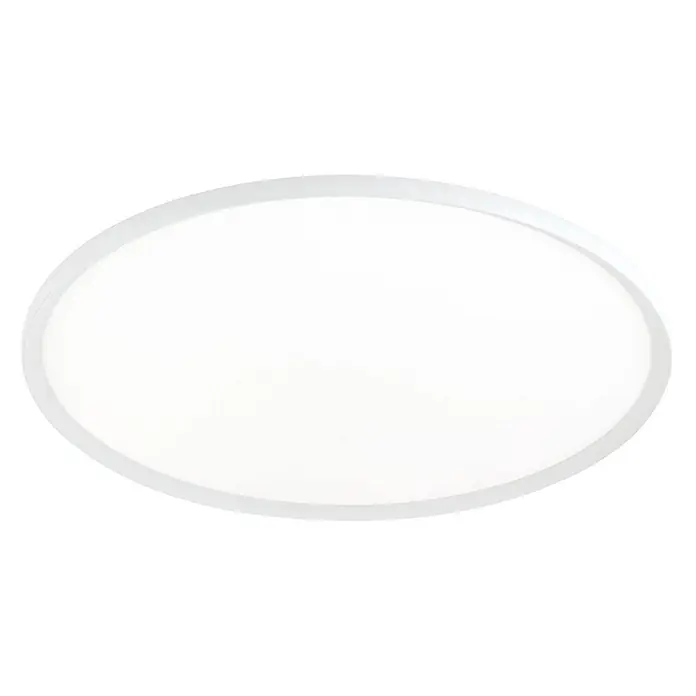 Orion Leuchten LED-Deckenleuchte rund -  - Weißes ovales LED-Panel mit dünnem Rahmen, zur Decken- oder Wandmontage.