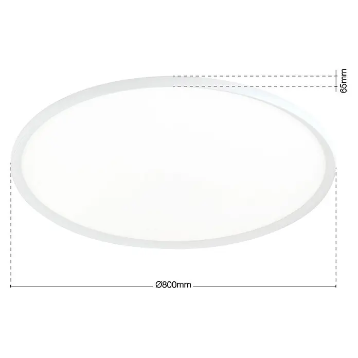 Orion Leuchten LED-Deckenleuchte rund -  - Runde weiße LED-Deckenleuchte, Ø800mm und 65mm hoch.