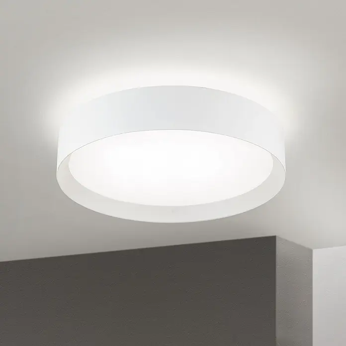 Orion Leuchten LED-Deckenleuchte rund -  - Weiße, runde LED-Deckenleuchte mit direkter und indirekter Beleuchtung.