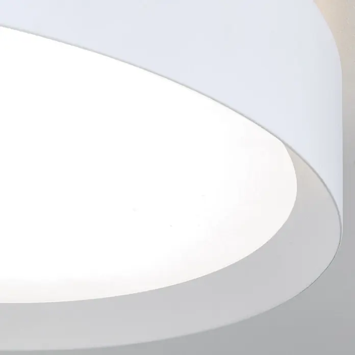 Orion Leuchten LED-Deckenleuchte rund -  - Weiße, runde LED-Lampe mit diffusem Licht. Moderne Decken- oder Wandbeleuchtung.