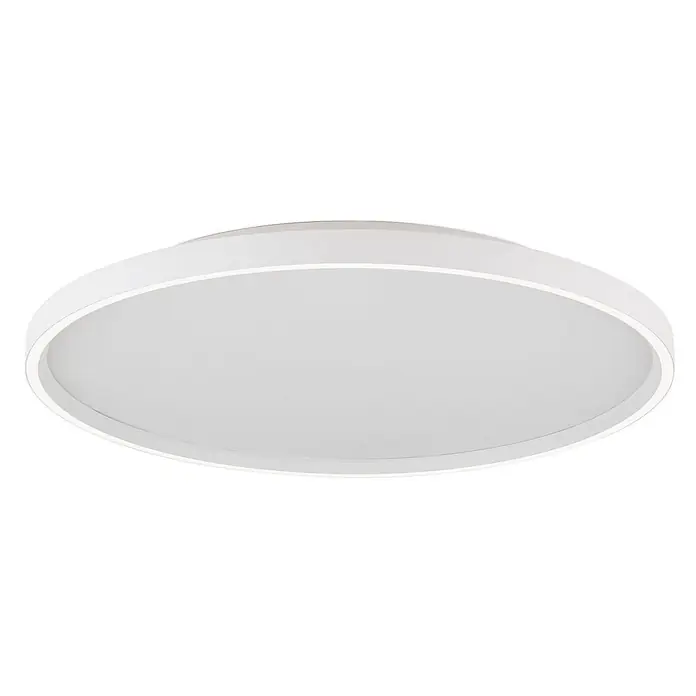 Orion Leuchten LED-Deckenleuchte rund -  - Runde weiße LED-Deckenleuchte mit modernem, schlankem Design und beleuchtetem Rand.