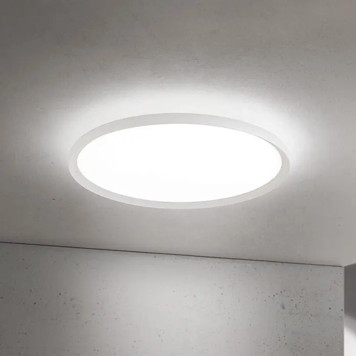 Orion Leuchten LED-Deckenleuchte rund -  - Eine runde, weiße LED-Deckenleuchte.