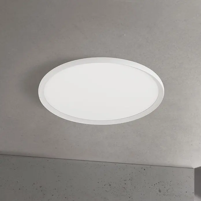 Orion Leuchten LED-Deckenleuchte rund -  - Weiße runde LED-Deckenleuchte zur Unterputzmontage.