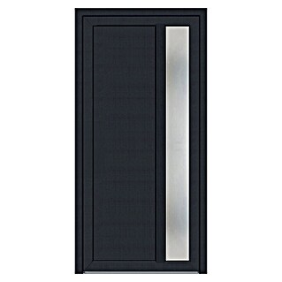 Hišna vhodna vrata Bern KF93 (1.000 x 2.100 cm, Smer odpiranja: Levo, Antracit)