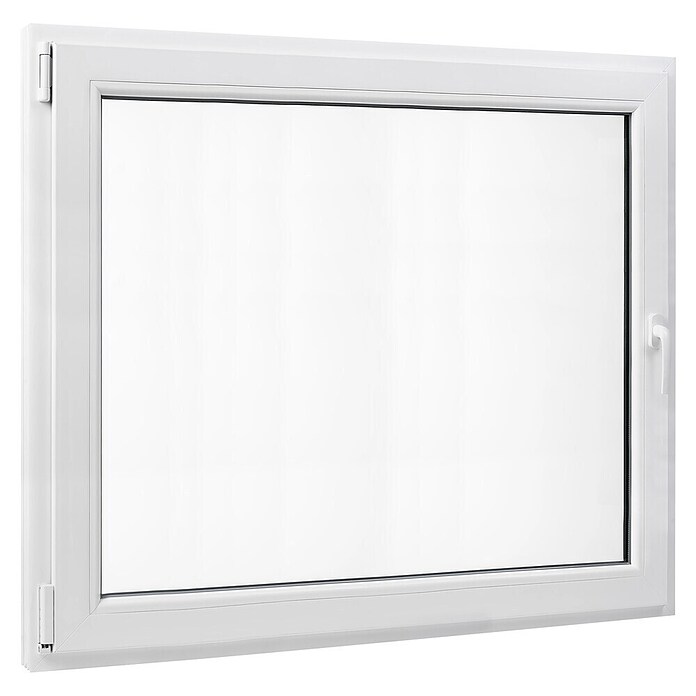 PVC prozor bez kvake  (100 x 90 cm, Smjer otvaranja: Lijevo, Bijela, Ugradbena dubina: 70 mm) | BAUHAUS