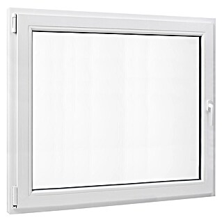 PVC prozor bez kvake (100 x 90 cm, Smjer otvaranja: Lijevo, Bijela, Ugradbena dubina: 70 mm)