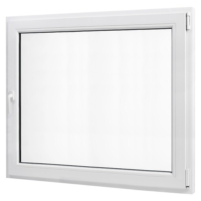 PVC prozor bez kvake  (100 x 90 cm, Smjer otvaranja: Desno, Bijela, Ugradbena dubina: 70 mm) | BAUHAUS