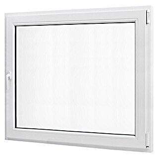 PVC prozor bez kvake (100 x 90 cm, Smjer otvaranja: Desno, Bijela, Ugradbena dubina: 70 mm)