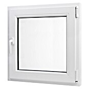 PVC prozor bez kvake  (50 x 50 cm, Smjer otvaranja: Desno, Bijela, Ugradbena dubina: 70 mm) | BAUHAUS