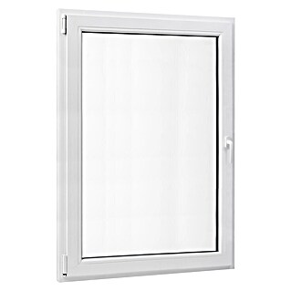 PVC prozor bez kvake (80 x 120 cm, Smjer otvaranja: Lijevo, Bijela, Ugradbena dubina: 70 mm)