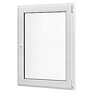 PVC prozor bez kvake (60 x 80 cm, Smjer otvaranja: Desno, Bijela, Ugradbena dubina: 70 mm)