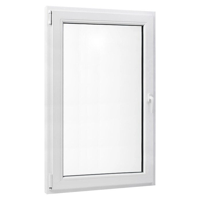 PVC prozor bez kvake  (60 x 90 cm, Smjer otvaranja: Lijevo, Bijela, Ugradbena dubina: 70 mm) | BAUHAUS