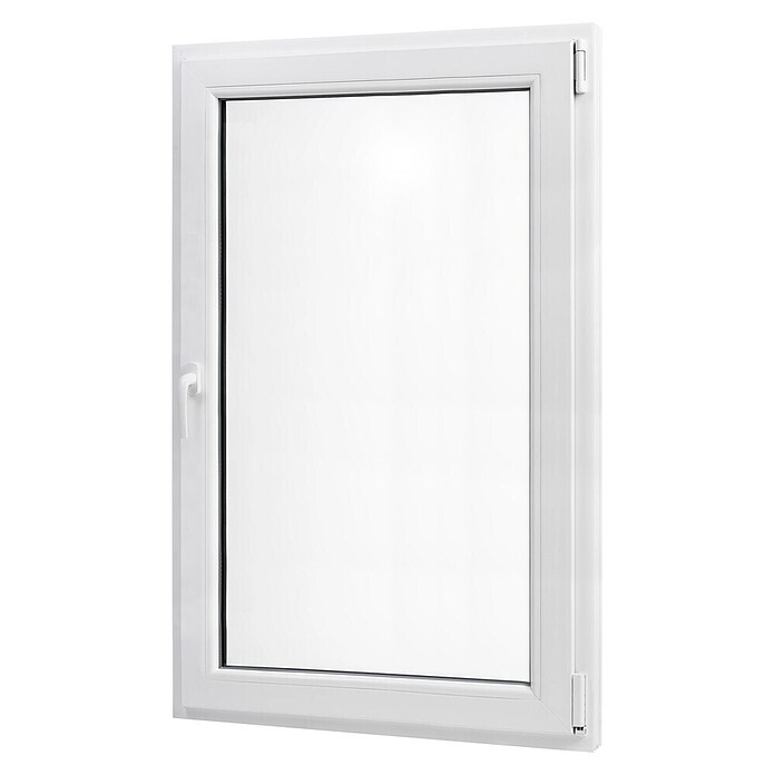 PVC prozor bez kvake  (60 x 90 cm, Smjer otvaranja: Desno, Bijela, Ugradbena dubina: 70 mm) | BAUHAUS