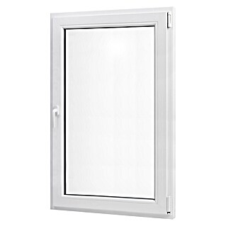 PVC prozor bez kvake (60 x 90 cm, Smjer otvaranja: Desno, Bijela, Ugradbena dubina: 70 mm)