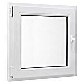 PVC prozor bez kvake  (50 x 50 cm, Smjer otvaranja: Lijevo, Bijela, Ugradbena dubina: 70 mm) | BAUHAUS