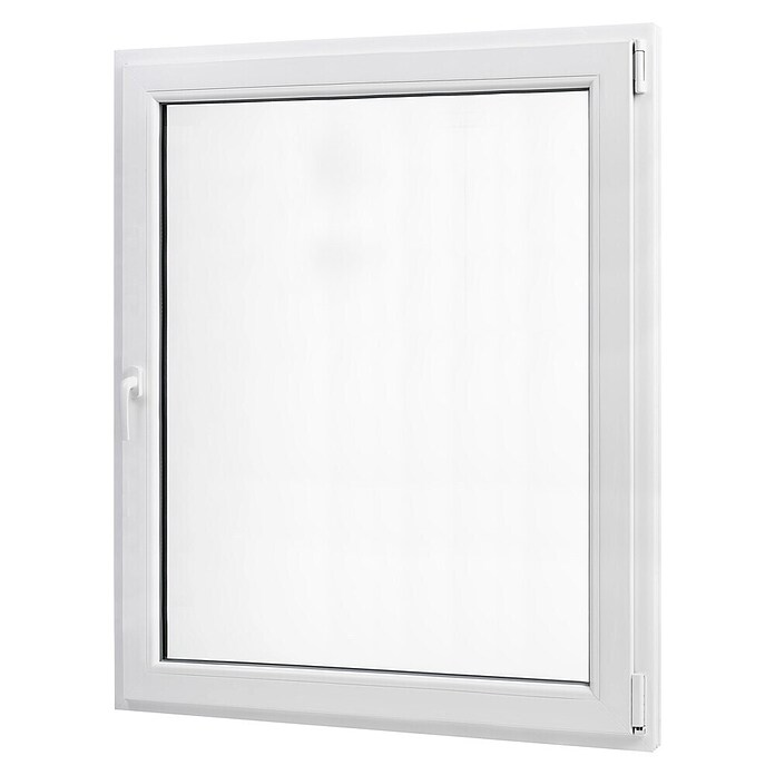 PVC prozor bez kvake  (80 x 90 cm, Smjer otvaranja: Desno, Bijela, Ugradbena dubina: 70 mm) | BAUHAUS