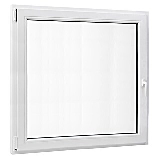 PVC prozor bez kvake (100 x 100 cm, Smjer otvaranja: Lijevo, Bijela, Ugradbena dubina: 70 mm)