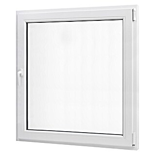 PVC prozor bez kvake (80 x 80 cm, Smjer otvaranja: Desno, Bijela, Ugradbena dubina: 70 mm)