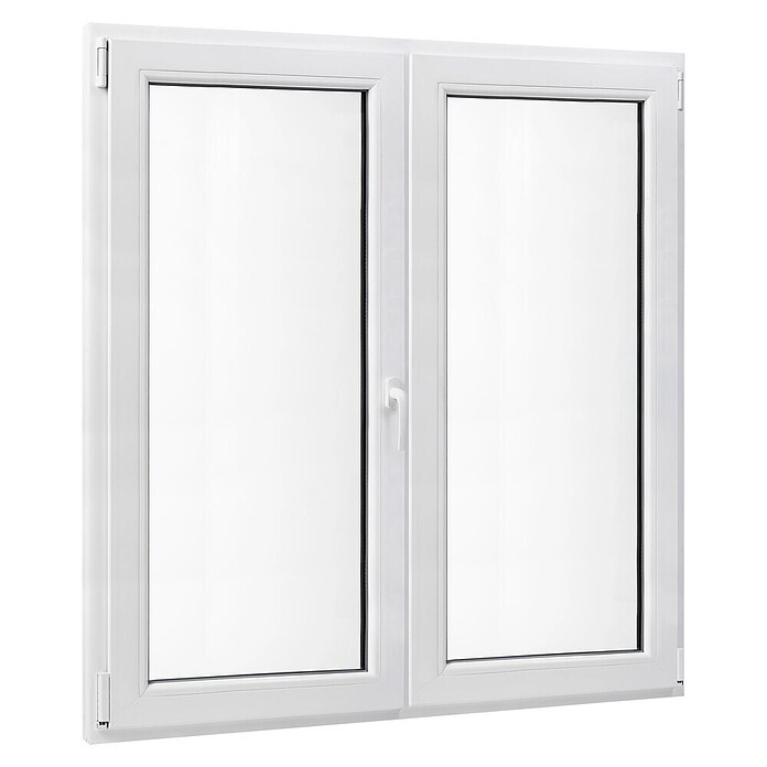 PVC prozor bez kvake  (100 x 120 mm, Smjer otvaranja: Lijevo/desno, Bijela, Ugradbena dubina: 70 mm) | BAUHAUS