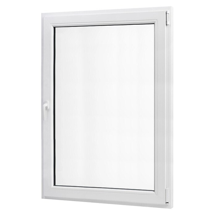 PVC prozor bez kvake  (80 x 120 cm, Smjer otvaranja: Desno, Bijela, Ugradbena dubina: 70 mm) | BAUHAUS