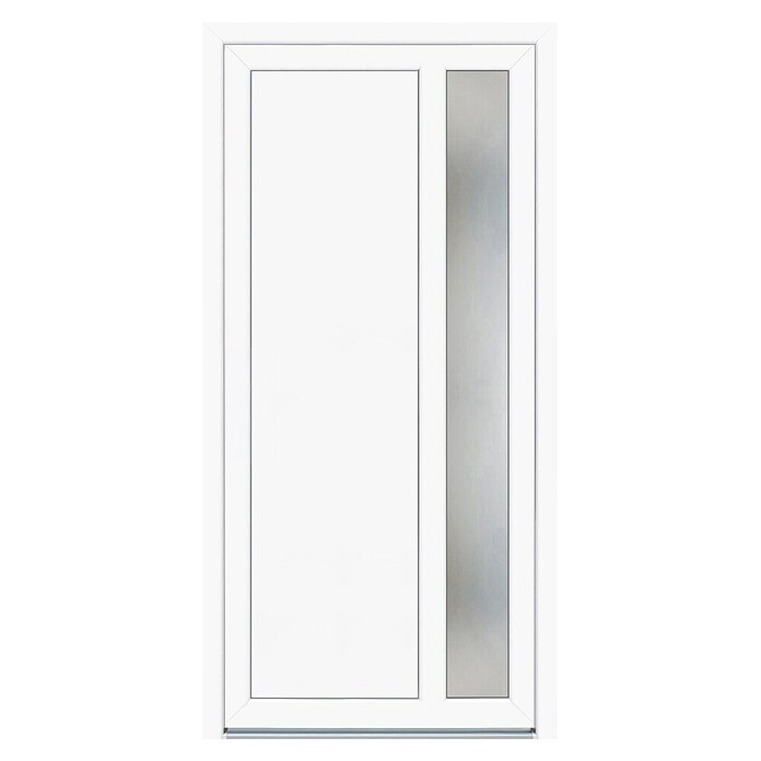 Hišna vhodna vrata Bern KF93  (1.000 x 2.100 cm, Smer odpiranja: Levo, Bela) | Hišna vrata | Vhodna vrata | Vrata | Okna, vrata in stopnice | Izdelki | BAUHAUS