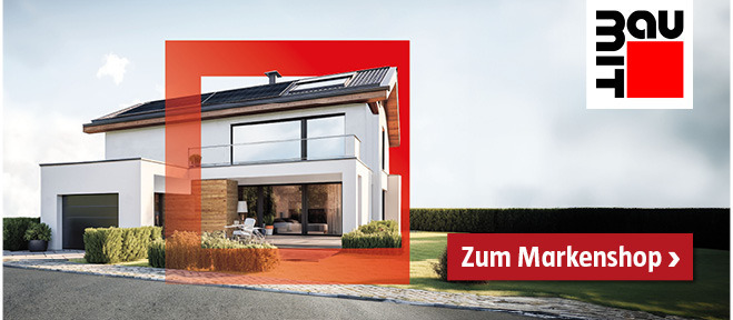 Haus mit Baumit Logo