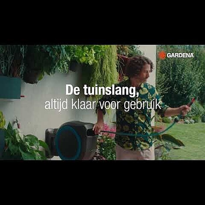 Gardena Wandslangenbox 25 RollUp M/L - wit (Slanglengte: 25 m) | BAUHAUS