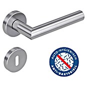 Diamond Doors Zimmertürgarnitur L-Form Premium (Edelstahl, L-Form, Buntbart) | BAUHAUS