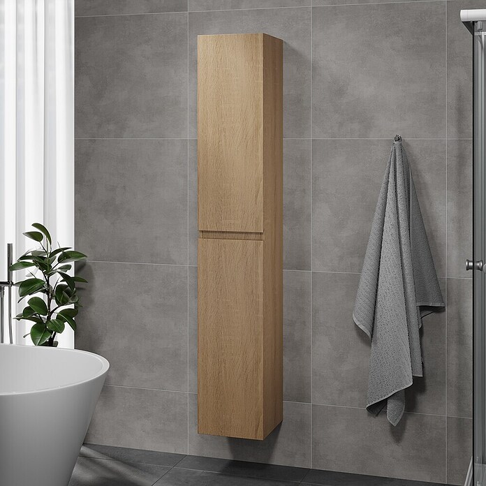 Visoki ormarić Chicago  (Visina: 186 cm, Hrast) | BAUHAUS
