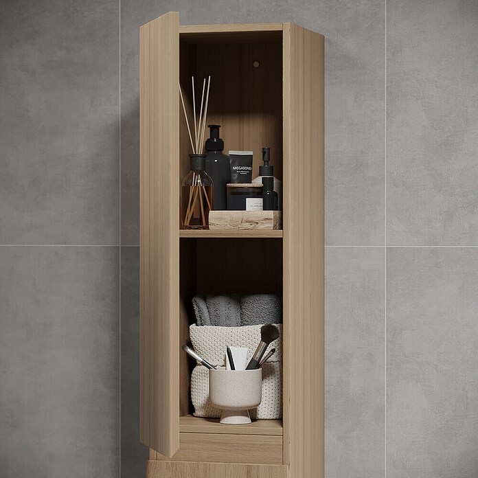 Visoki ormarić Chicago  (Visina: 186 cm, Hrast) | BAUHAUS