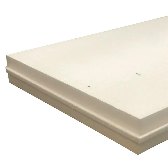 WDVS-Dämmplatte - 160 mm, Kunststoff - Nahaufnahme einer Platte aus extrudiertem Polystyrolschaum (XPS), die für Dämmzwecke verwendet wird. Das leichte und widerstandsfähige Material.