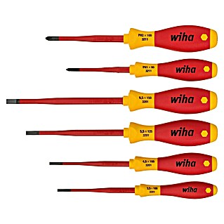 Wiha Schraubendreher-Set SoftFinish Electric slimFix (6 -tlg.)